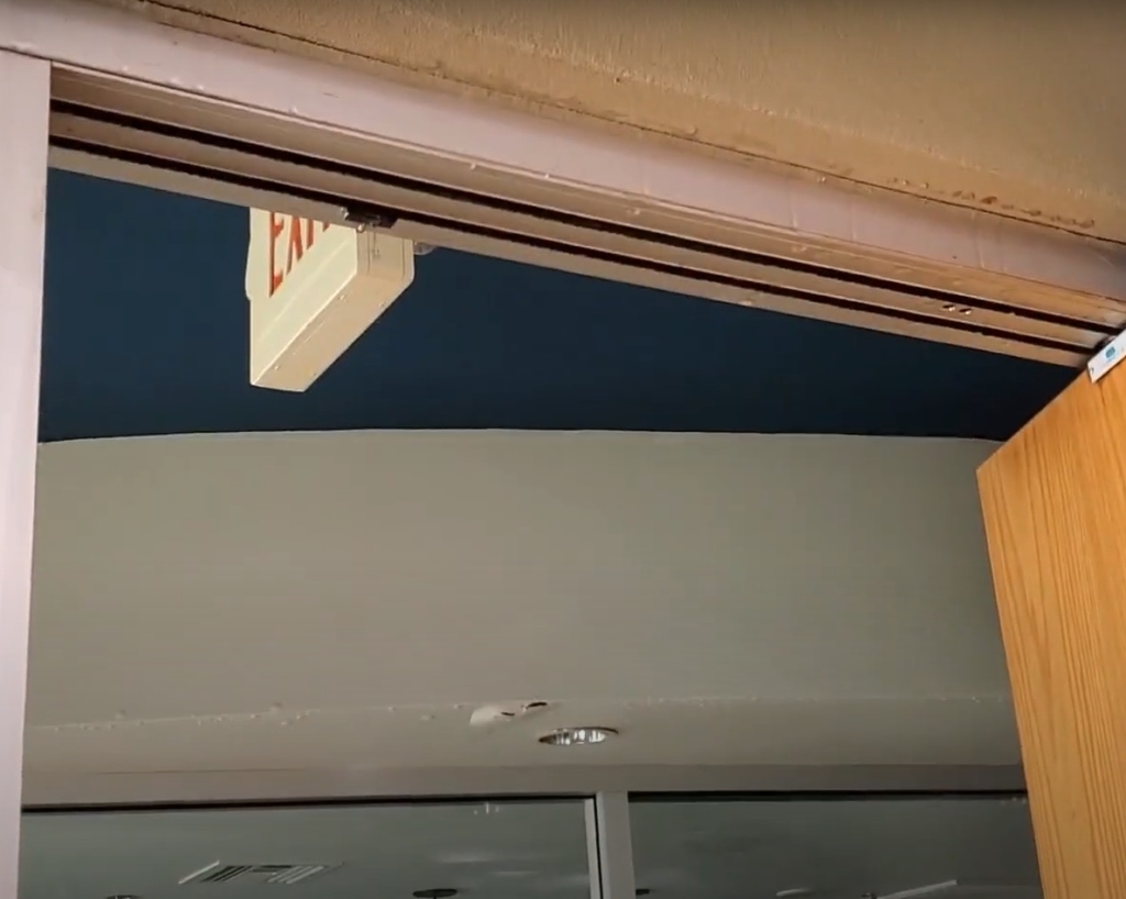 ceiling drips from water supply line leak